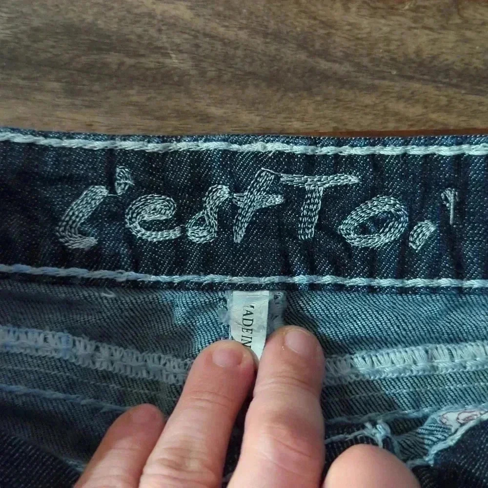 C'est toi Demin mini skirt - Picture 8 of 10